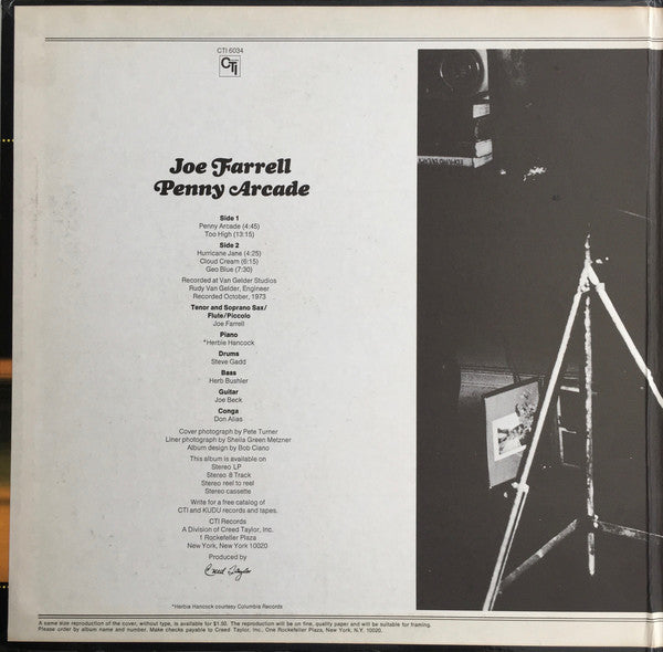 Joe Farrell - Penny Arcade - LP