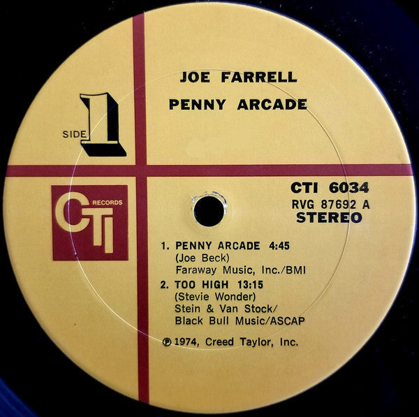 Joe Farrell - Penny Arcade - LP