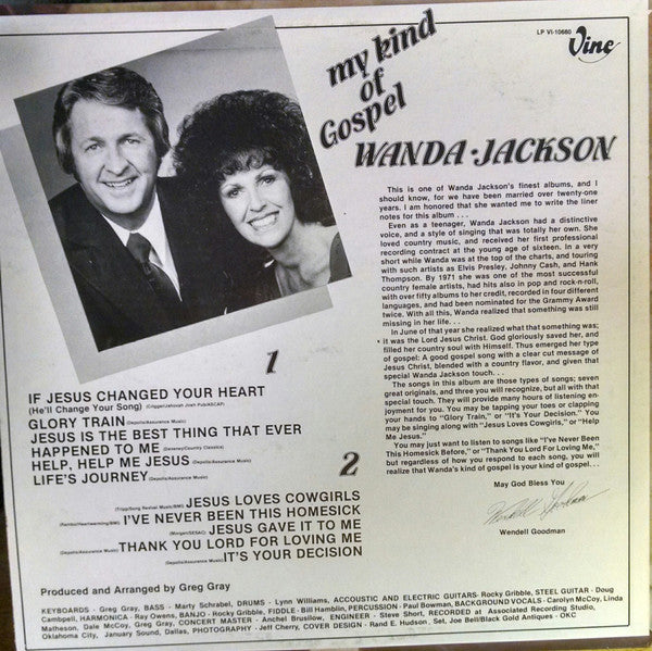 Wanda Jackson - My Kind of Gospel - LP