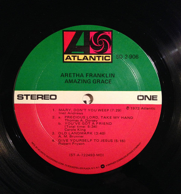 Aretha Franklin With James Cleveland* & The Southern California Community Choir - Amazing Grace - LP
