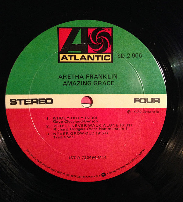 Aretha Franklin With James Cleveland* & The Southern California Community Choir - Amazing Grace - LP