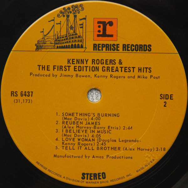 Kenny Rogers & The First Edition - Greatest Hits - LP