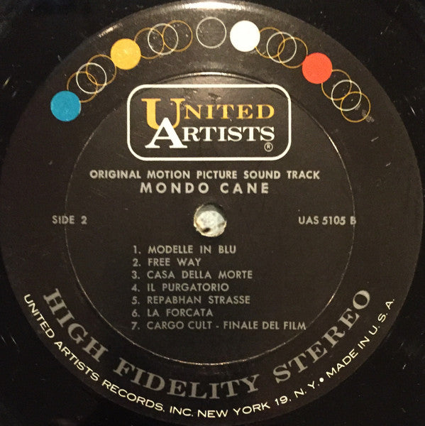 Riz Ortolani And Nino Oliviero - Mondo Cane - LP