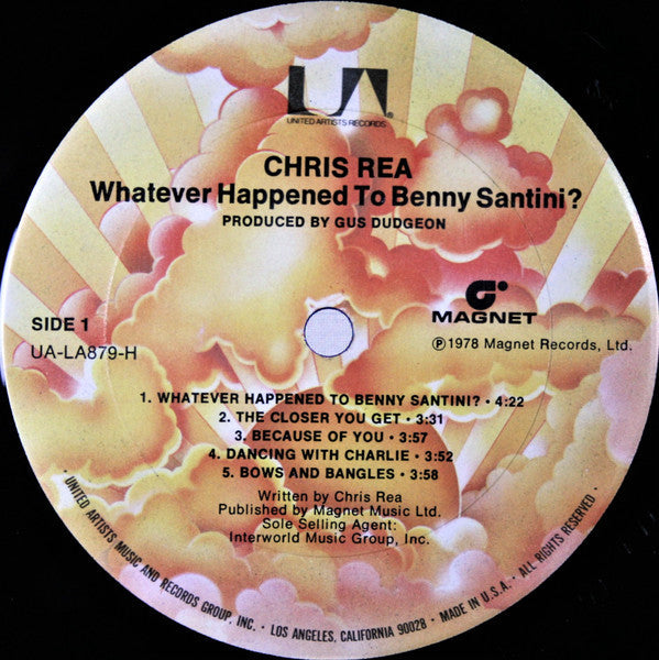 Chris Rea - Whatever Happened To Benny Santini? - LP