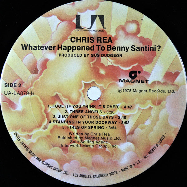 Chris Rea - Whatever Happened To Benny Santini? - LP