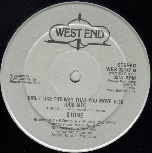 Stone - Girl I Like The Way That You Move - LP