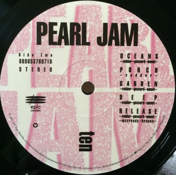 Pearl Jam - Ten - LP