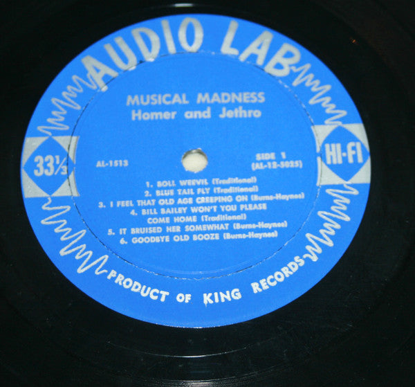 Homer And Jethro - Musical Madness - LP