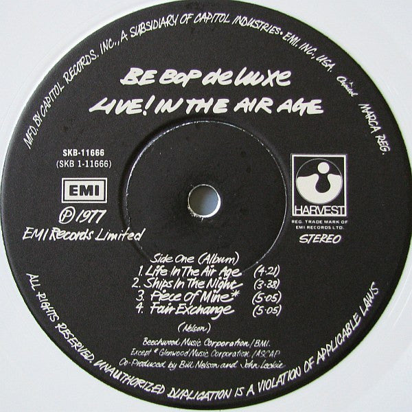Be Bop Deluxe - Live! In The Air Age - LP