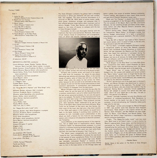The Duke Ellington Orchestra - Continuum - LP