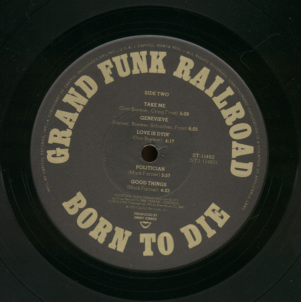 Grand Funk Railroad - Born To Die - LP