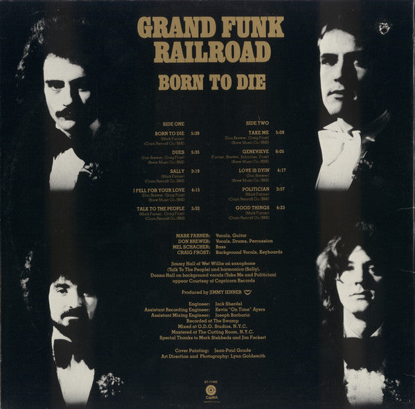 Grand Funk Railroad - Born To Die - LP