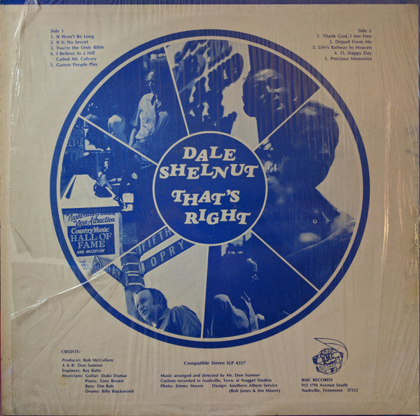 Dale Shelnut - That's Right - LP