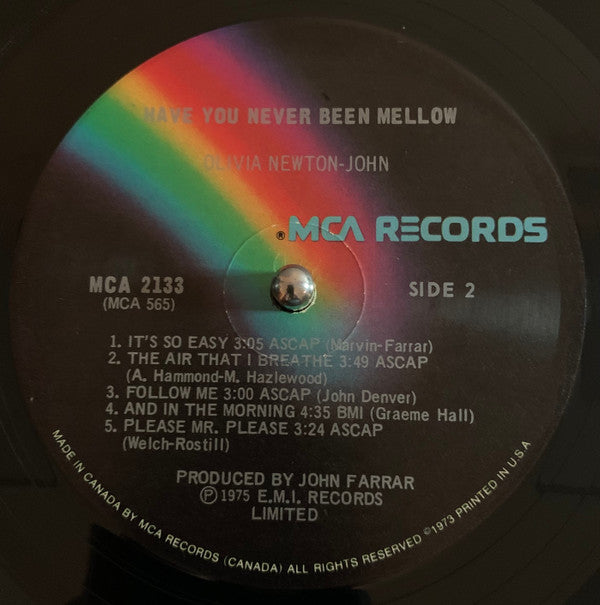 Olivia Newton-John - Have You Never Been Mellow - LP