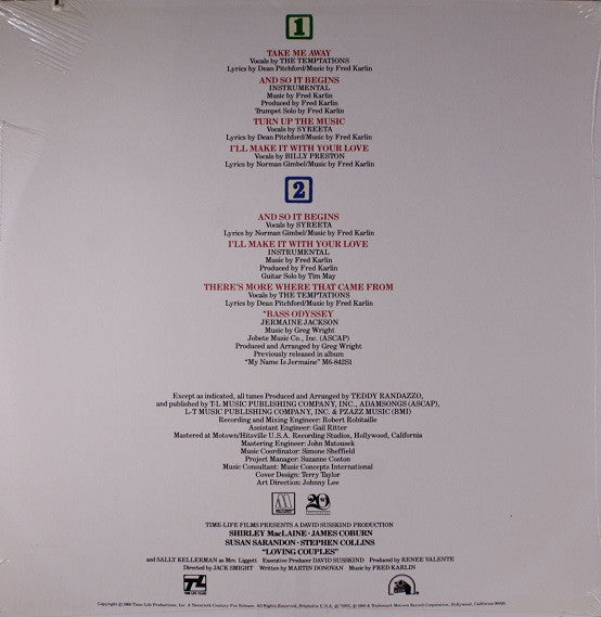 Various - The Original Motion Picture Sound Track From 'Loving Couples' - LP