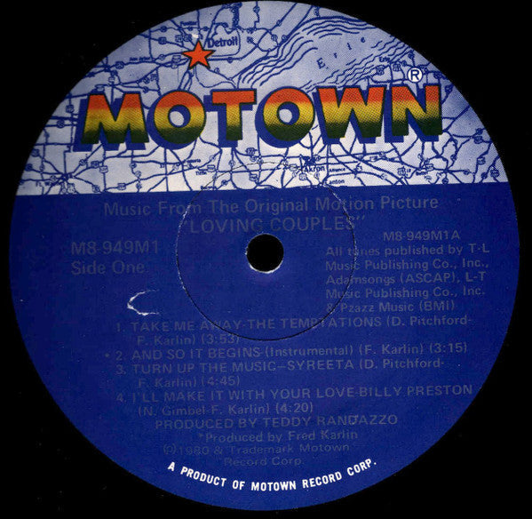 Various - The Original Motion Picture Sound Track From 'Loving Couples' - LP