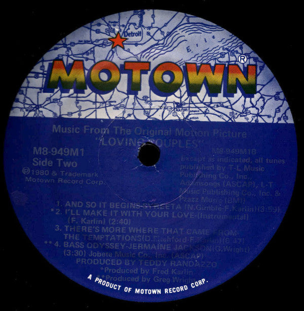 Various - The Original Motion Picture Sound Track From 'Loving Couples' - LP