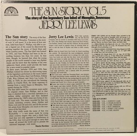 Jerry Lee Lewis - The Sun Story Vol.5 - LP