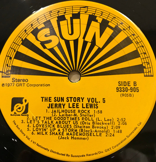 Jerry Lee Lewis - The Sun Story Vol.5 - LP