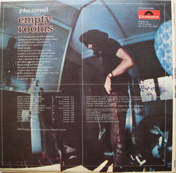 John Mayall - Empty Rooms - LP