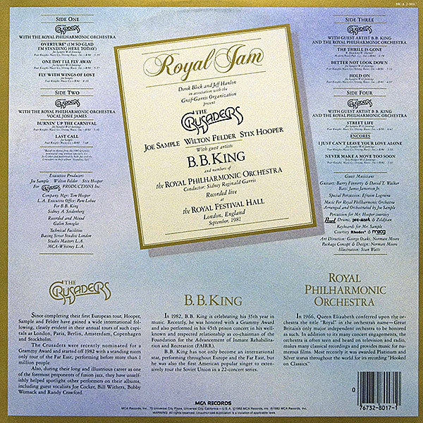 The Crusaders With B.B. King & Royal Philharmonic Orchestra - Royal Jam - LP