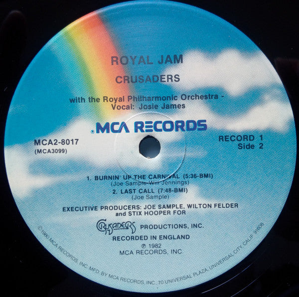 The Crusaders With B.B. King & Royal Philharmonic Orchestra - Royal Jam - LP