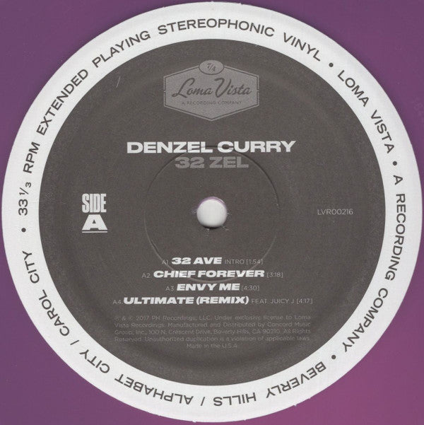 Denzel Curry - 32 Zel - LP