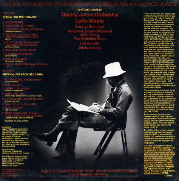 Quincy Jones - Roots (The Saga Of An American Family) - LP