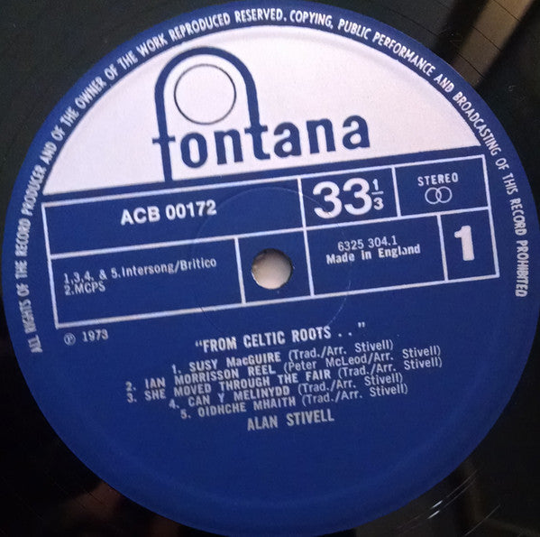 Alan Stivell - From Celtic Roots... - LP
