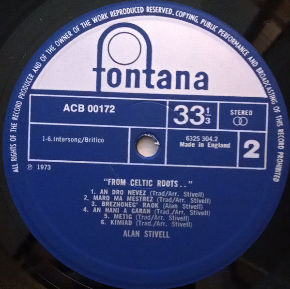 Alan Stivell - From Celtic Roots... - LP