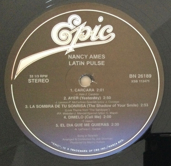 Nancy Ames - Latin Pulse - LP