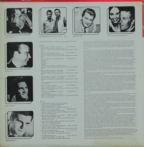 Elvis Presley, Jerry Lee Lewis, Billy Lee Riley, Pee Wee Trahan - Good Rocking Tonight (Alternative & Unissued Versions) - LP
