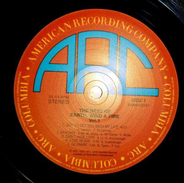 Earth, Wind & Fire - The Best Of Earth, Wind & Fire Vol. 1 - LP