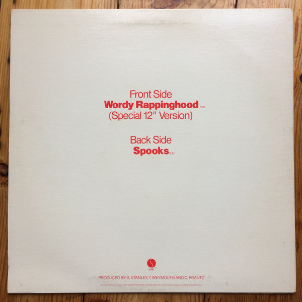 Tom Tom Club - Wordy Rappinghood - LP