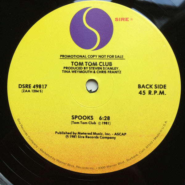 Tom Tom Club - Wordy Rappinghood - LP