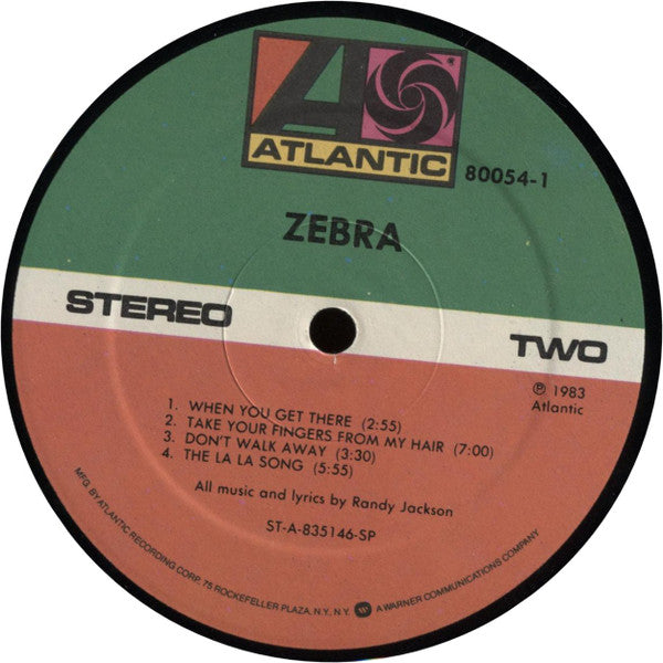 Zebra  - Zebra - LP