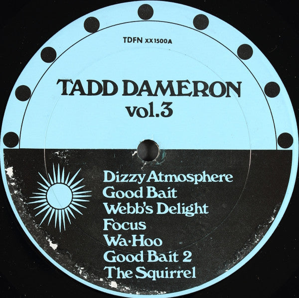 Tadd Dameron - Ultimate Tadd Dameron Vol.3 Royal Roost Nights Added Attraction Anita O'Day - LP