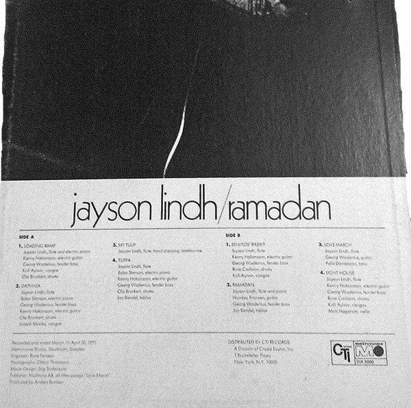 Jayson Lindh* - Ramadan - LP
