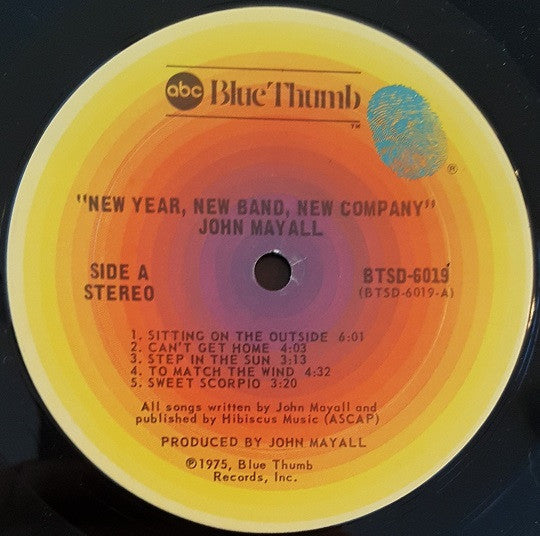 John Mayall - New Year, New Band, New Company - LP