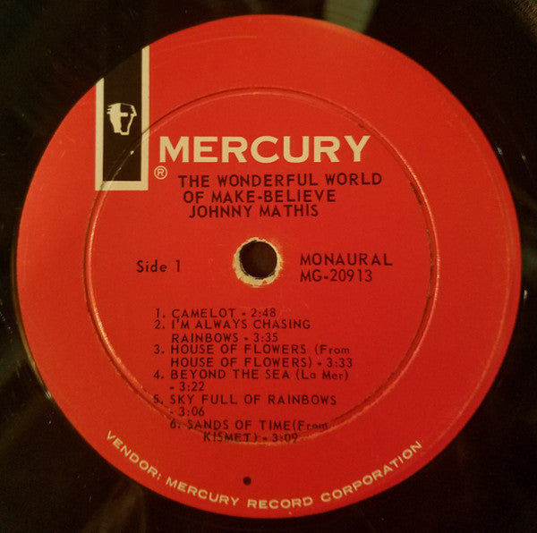 Johnny Mathis - The Wonderful World Of Make Believe - LP