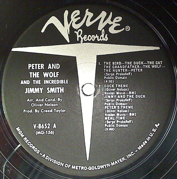 The Incredible Jimmy Smith* - Peter And The Wolf - LP