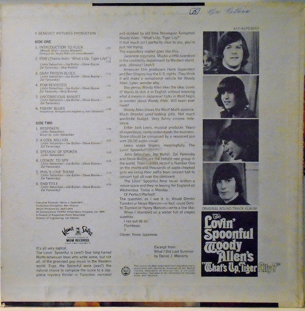 The Lovin' Spoonful - In Woody Allen's "What's Up, Tiger Lily?" - LP