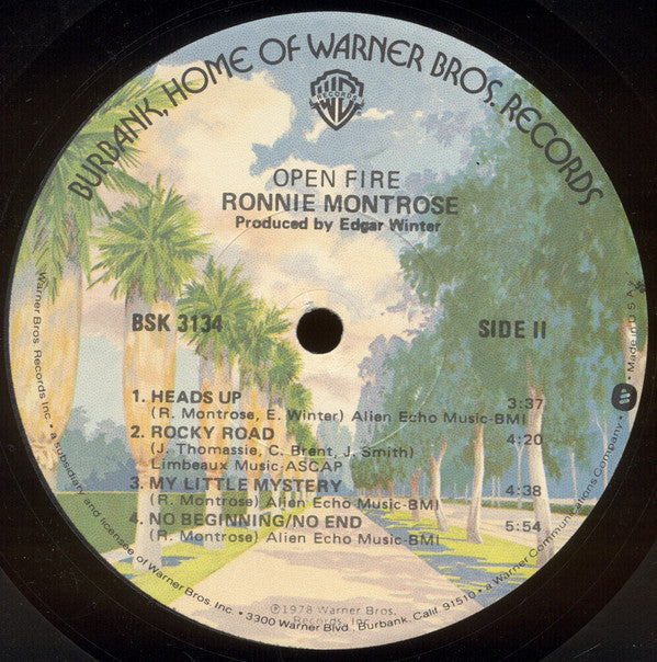 Ronnie Montrose - Open Fire - LP