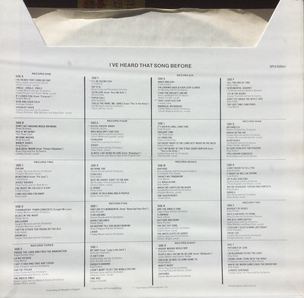 Various - I've Heard That Song Before - LP