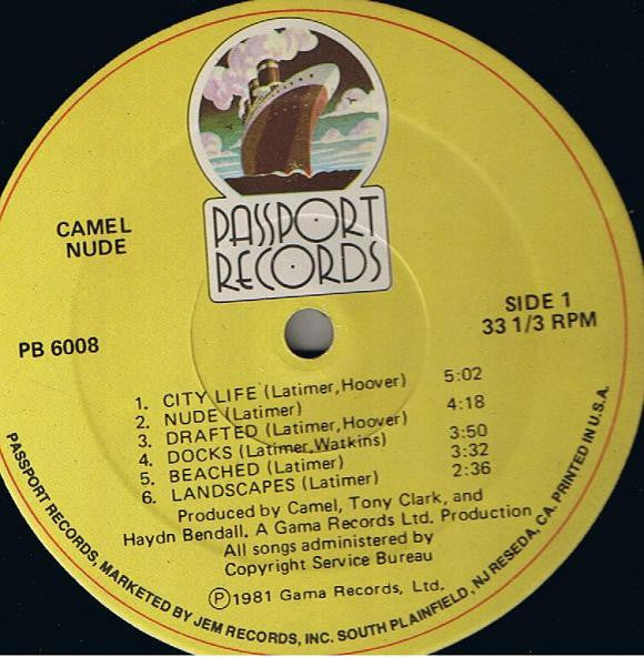 Camel - Nude - LP