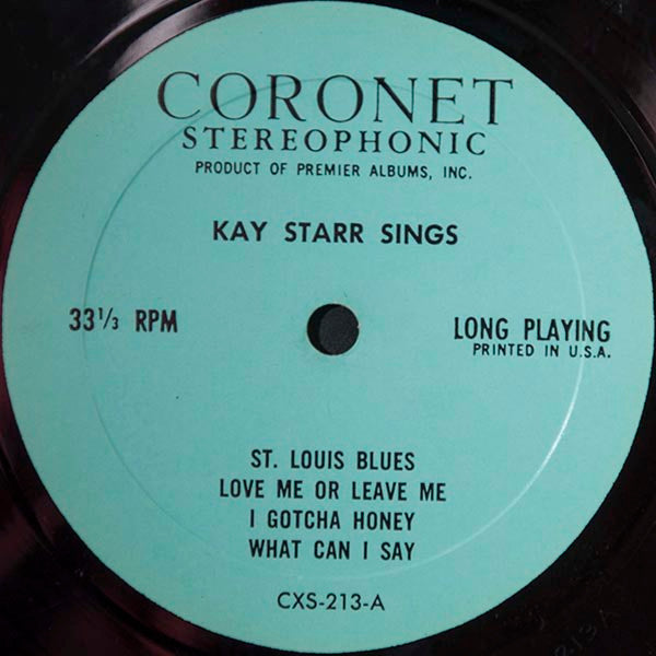 Kay Starr, Martha Tilton, Curt Massey - On Stage - LP