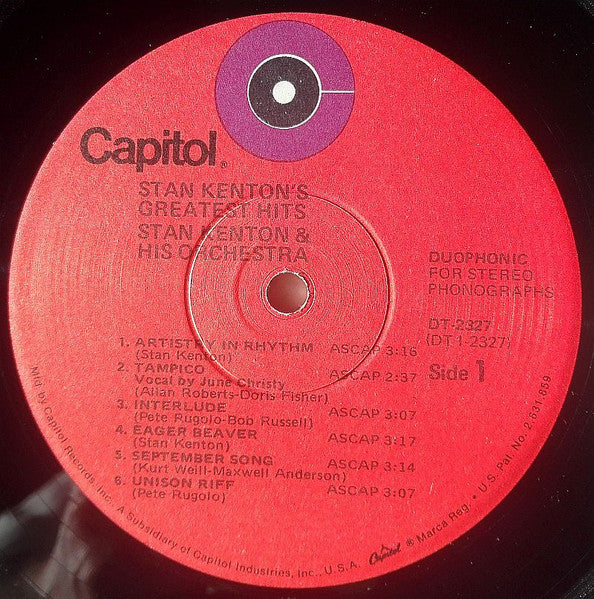 Stan Kenton - Stan Kenton's Greatest Hits - LP