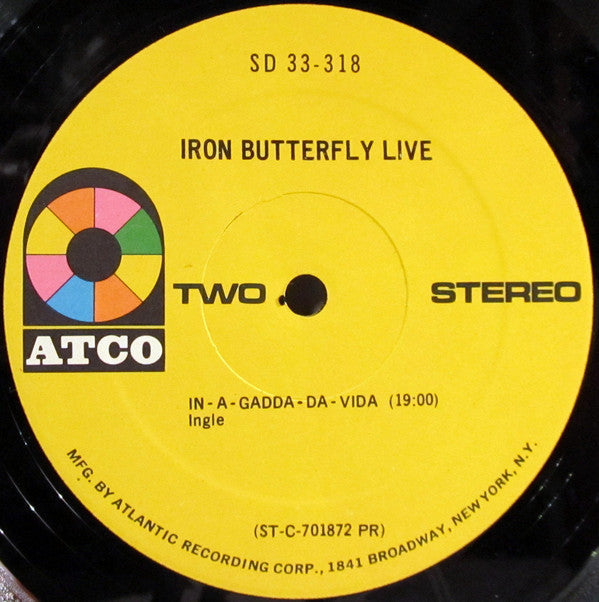 Iron Butterfly - Live - LP
