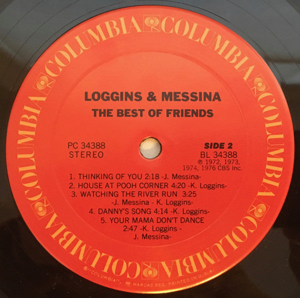 Loggins And Messina - The Best Of Friends - LP