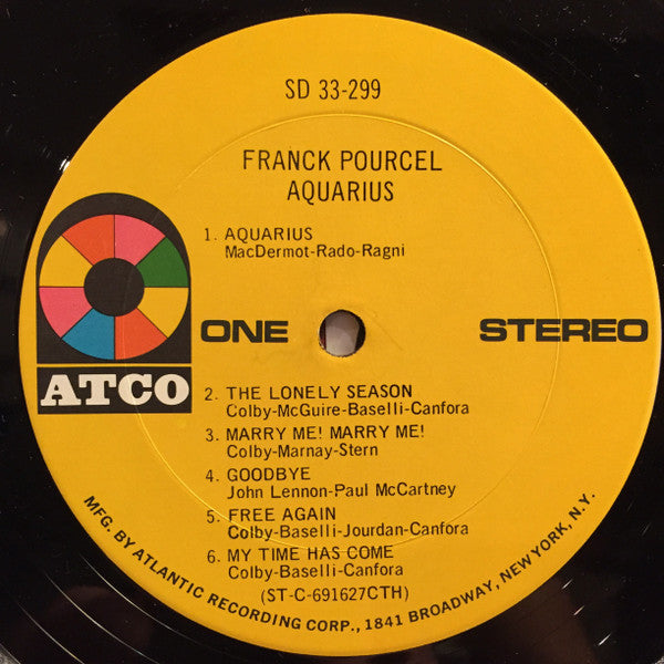 Franck Pourcel - Aquarius - LP